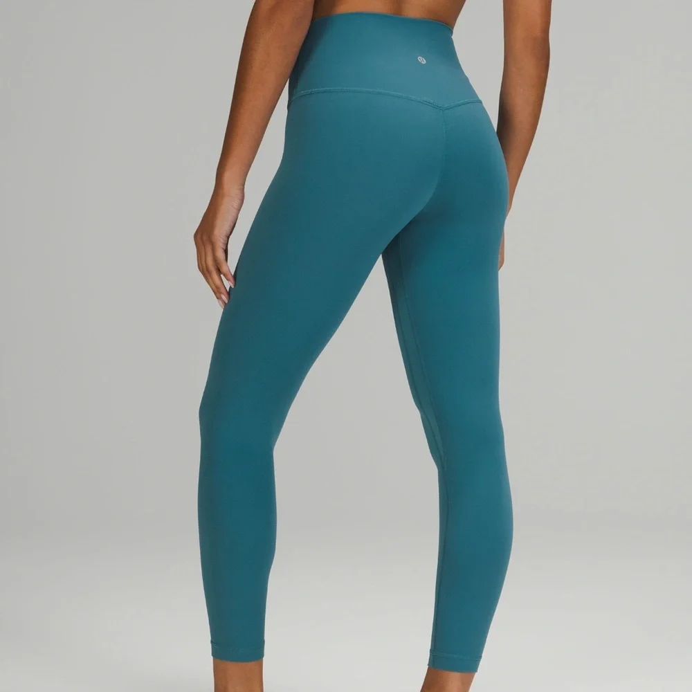 Lululemon Align High Rise Pant 25” in Capture Blue Size 18 - Picture 3 of 9